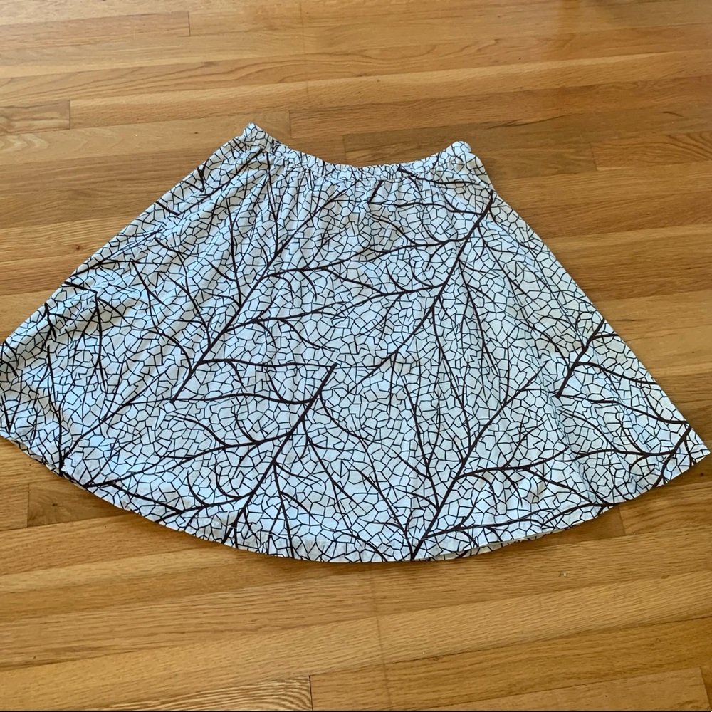 The Limited A-Line woven cotton skirt